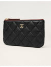 Classic Small Zipper Pouch Bag Black - CHANEL - BALAAN 4