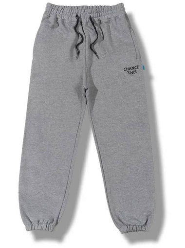 Unisex CHJGPT Snowy Sweat Jogger Pants Gray - CHANCE'S NOI - BALAAN 1