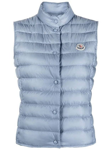 Women s Rihanna logo patch padded vest 1A10200 53048 715 - MONCLER - BALAAN 1