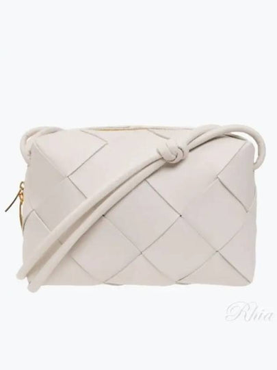 Cassette Intrecciato Small Cross Bag White - BOTTEGA VENETA - BALAAN 2