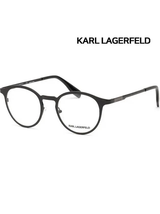 Eyewear Round Glasses Black - KARL LAGERFELD - BALAAN 5
