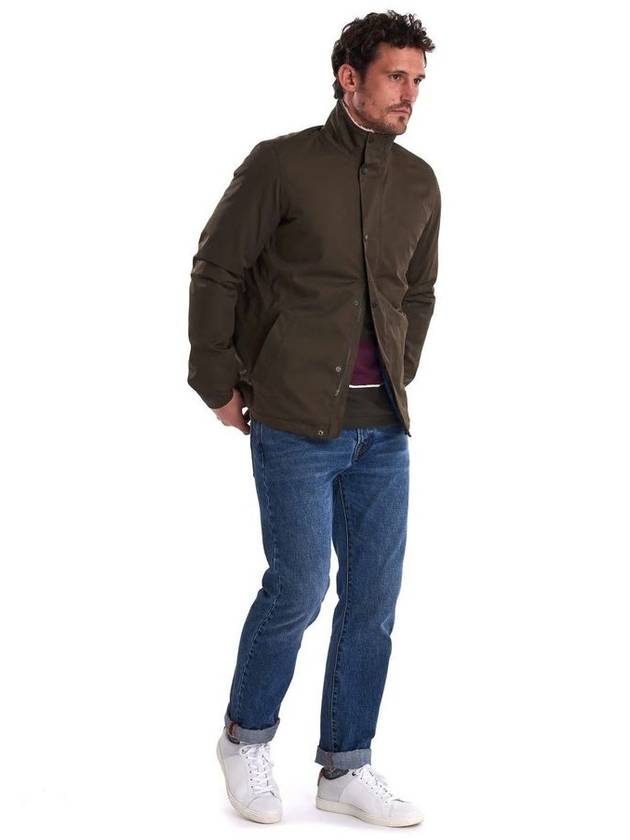 Scout Fleece Jacket Dark Olive - BARBOUR - BALAAN 6