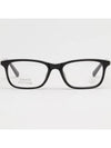 Glasses frame ML5139D 001 square horn rim Asian fit - MONCLER - BALAAN 3