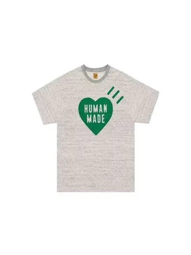 HUMAN MADE PILE T SHIRT HM27CS008 GRAY - HUMAN MADE - BALAAN 1