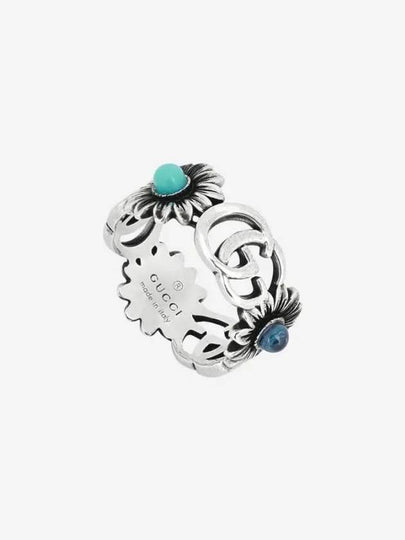 Double G Mother Of Pearl Ring Silver - GUCCI - BALAAN 2