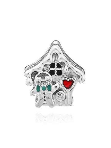 792823C01 Gingerbread KOOKEESEE House Silver Charm - PANDORA - BALAAN 1