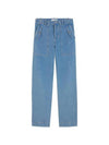 Workwear Straight Jeans Blue - MAISON KITSUNE - BALAAN 2