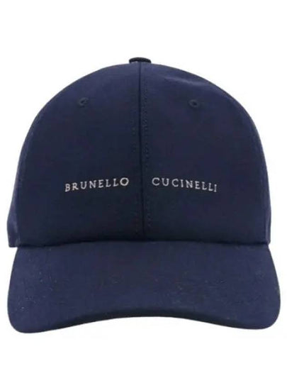 Embroid Logo Ball Cap Navy - BRUNELLO CUCINELLI - BALAAN 2