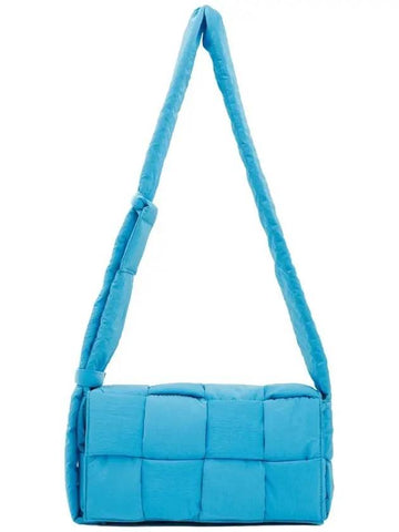 Padded Tech Cassette Cross Bag Blue - BOTTEGA VENETA - BALAAN.