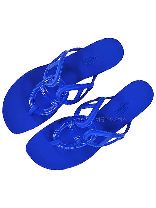 Egerie Flip Flops Blue Outremer - HERMES - BALAAN 2