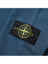 Garment Dyed Malfile Fleece Crewneck Sweatshirt Navy - STONE ISLAND - BALAAN 6