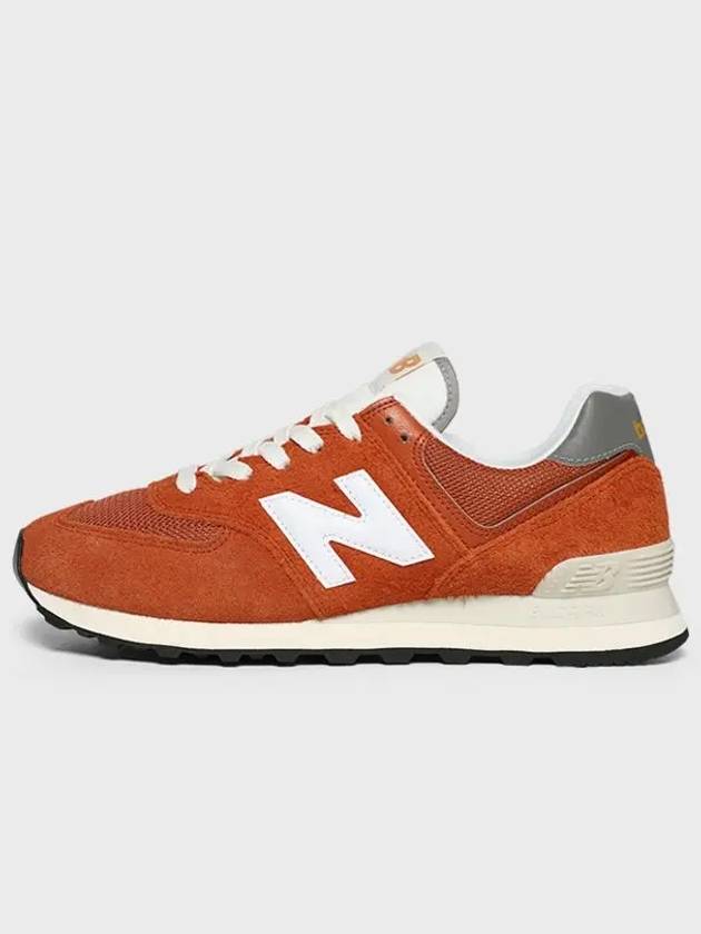 574 Low Top Sneakers Heritage Orange - NEW BALANCE - BALAAN 3