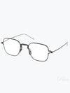 Sunglasses TBX116 A 03 BLACK IRON W CLEAR - THOM BROWNE - BALAAN 2