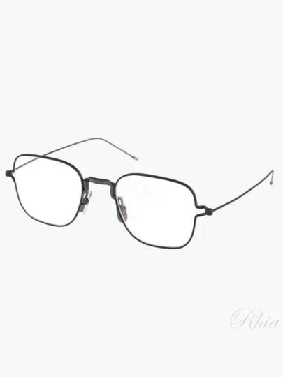 Sunglasses TBX116 A 03 BLACK IRON W CLEAR - THOM BROWNE - BALAAN 2