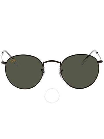 Ray Ban Round Metal Legend Gold Green Classic G-15 Unisex Sunglasses RB3447 919931 47 - RAY-BAN - BALAAN 1