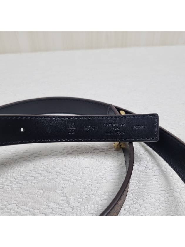 LV Iconic 20mm Reversible Belt Marron - LOUIS VUITTON - BALAAN 7