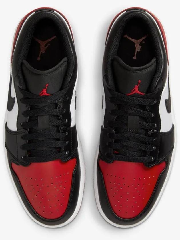 Nike Air Jordan 1 Low White Varsity Red Black 553558 161 - JORDAN - BALAAN 4