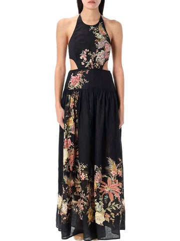 Zimmermann Tallow Halter Maxi Dress - ZIMMERMANN - BALAAN 1