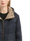 Women's SPORTL Reversible Hood Long Padding Black - MAX MARA - BALAAN.