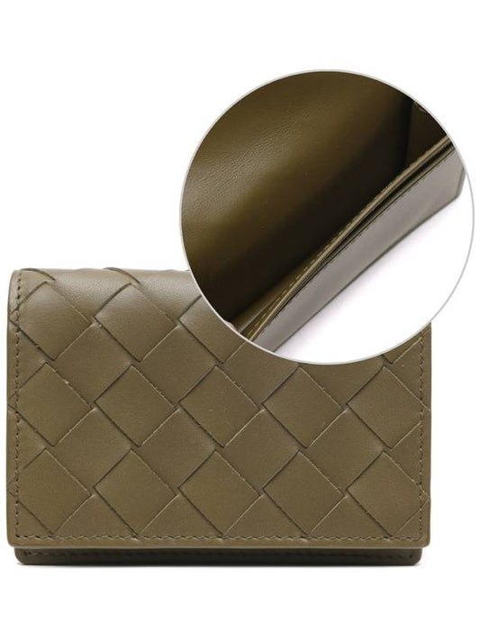 Intrecciato Folding Card Wallet Mud - BOTTEGA VENETA - BALAAN 2