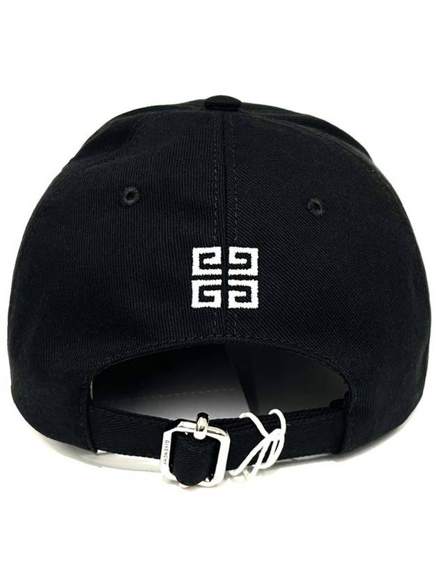 4G Logo Twill Ball Cap Black - GIVENCHY - BALAAN 4