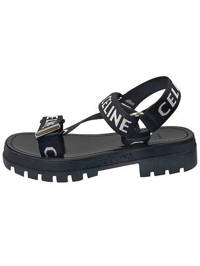 Leo Strappy Sandals Black - CELINE - BALAAN 2