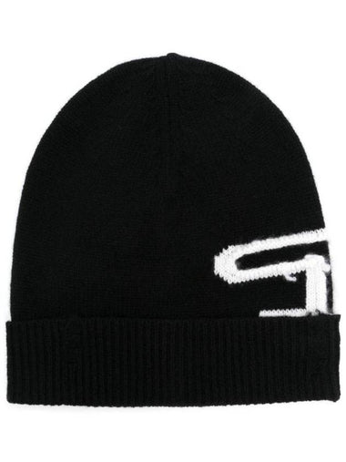 K-Peel Logo Intarsia Beanie A132720AJBJ - DIESEL - BALAAN 1