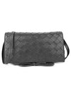 Intrecciato Mini Cross Bag Black - BOTTEGA VENETA - BALAAN 2