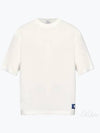 Logo Patch Cotton Jersey Short Sleeve T-Shirt Ivory - BURBERRY - BALAAN 2