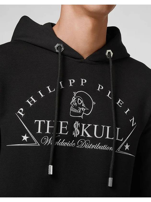 The Skull Hooded Sweatshirt Black Men s MJB1995 PJO002N 0201 - PHILIPP PLEIN - BALAAN 3