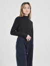 Essential Wool Half Neck Knit Black - CHANCE'S NOI - BALAAN 7