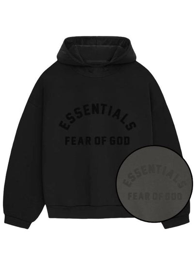 Essential Nylon Fleece Hooded Black Men - FEAR OF GOD ESSENTIALS - BALAAN 2