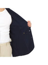 Men's Double Breasted Cardigan Navy - RVR LARDINI - BALAAN 11