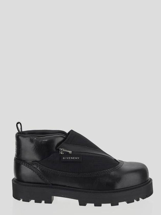 Storm Zippper Ankle Boots Black - GIVENCHY - BALAAN 1