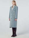 Breasted Handmade Long Double Coat Light Blue - REAL ME ANOTHER ME - BALAAN 4