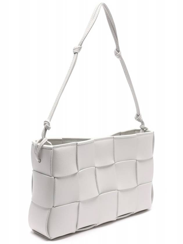 Cassette Strap Shoulder Bag Chalk White - BOTTEGA VENETA - BALAAN 4