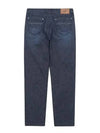 Denim pants with color combination stitching 5414GCWDNAVY - BLACK&WHITE - BALAAN 2