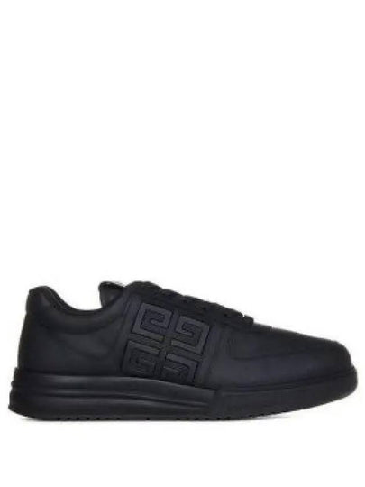 G4 Logo Calfskin Low Top Sneakers Black - GIVENCHY - BALAAN 2