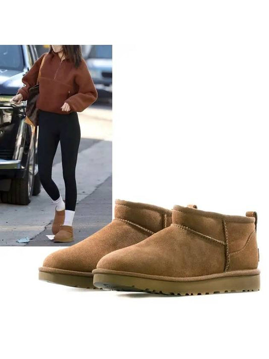 Women's Classic Ultra Mini Winter Boots Chestnut - UGG - BALAAN.