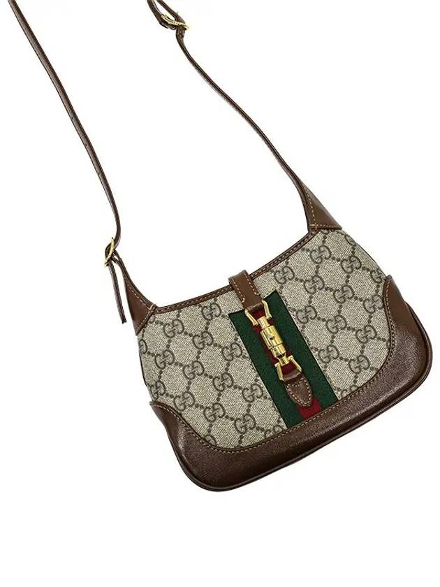 GG Supreme Mini Jackie 1961 Cross Bag Brown Beige - GUCCI - BALAAN 7