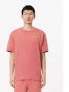 Men's Summer Pack Pigment Print Short Sleeve T-Shirt Indigo Pink - LACOSTE - BALAAN 2