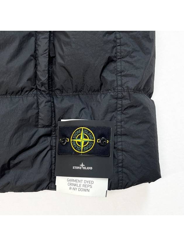 Crinkle Reps R-NY Down Vest Black - STONE ISLAND - BALAAN 4