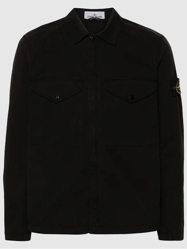 Wapen Zip-Up Jacket Black - STONE ISLAND - BALAAN 2