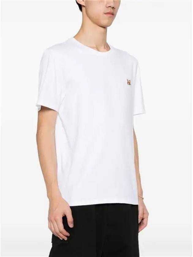 Fox Head Patch Classic Short Sleeve T-Shirt White - MAISON KITSUNE - BALAAN 6