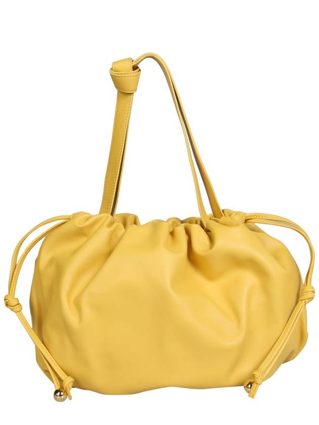 Bulb Medium Leather Shoulder Bag Yellow - BOTTEGA VENETA - BALAAN 2