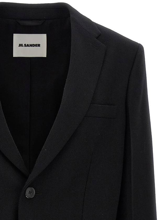 Jil Sander Tailored Single-Breasted Blazer - JIL SANDER - BALAAN 3