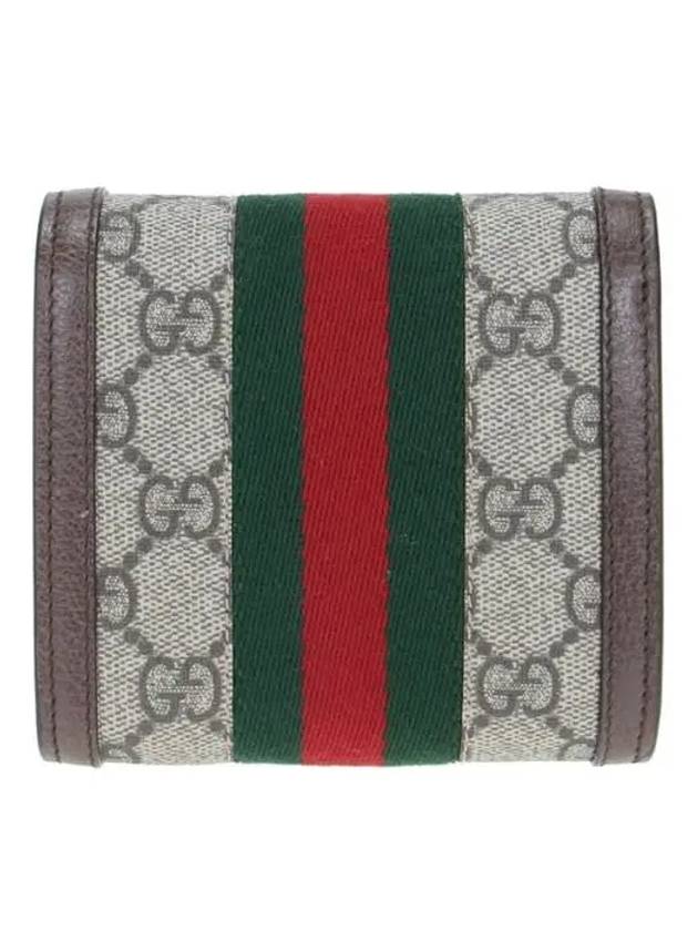 Ophidia GG Half Wallet Brown - GUCCI - BALAAN 5