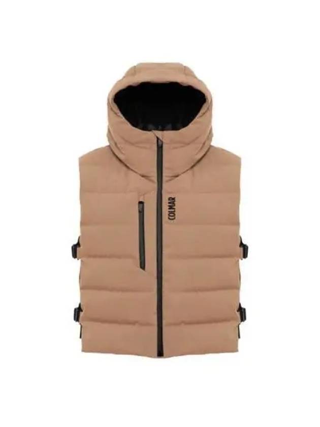 Men s stretch hooded gilet padded vest 1092 1VC 636 - COLMAR - BALAAN 1