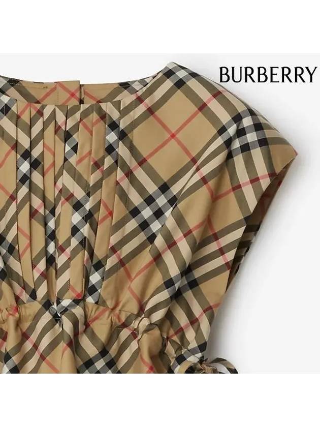 Kids Vintage Check Blouse Archive Beige - BURBERRY - BALAAN 5