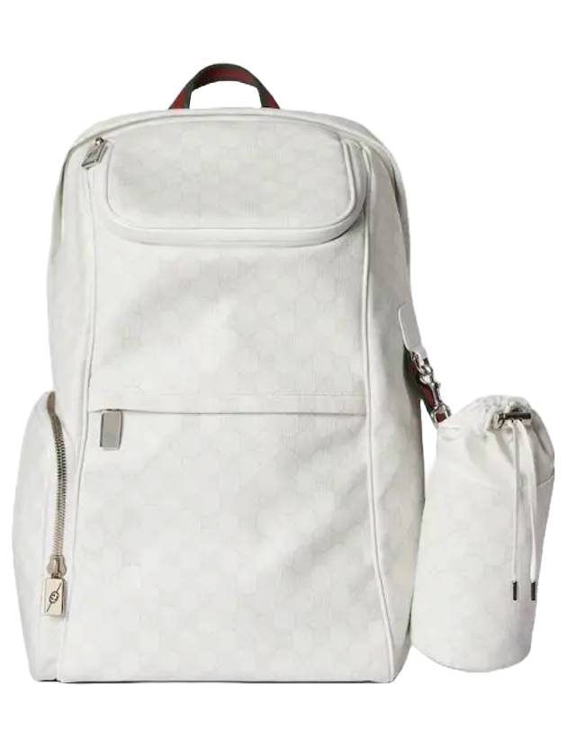 GG Tender Large Backpack White - GUCCI - BALAAN 1